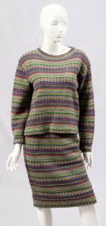 Appraisal: MISSONI AND LOUIS FERAUD SKIRTS AND SWEATER MISSONI AND LOUIS