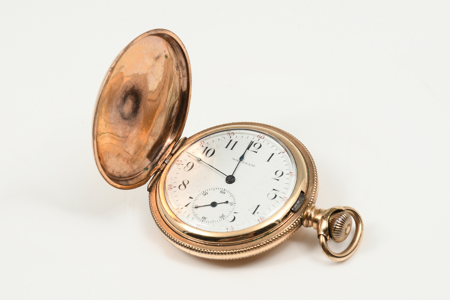 Appraisal: AMERICAN WALTHAM WATCH CO HUNT CASE POCKET WATCH Serial total