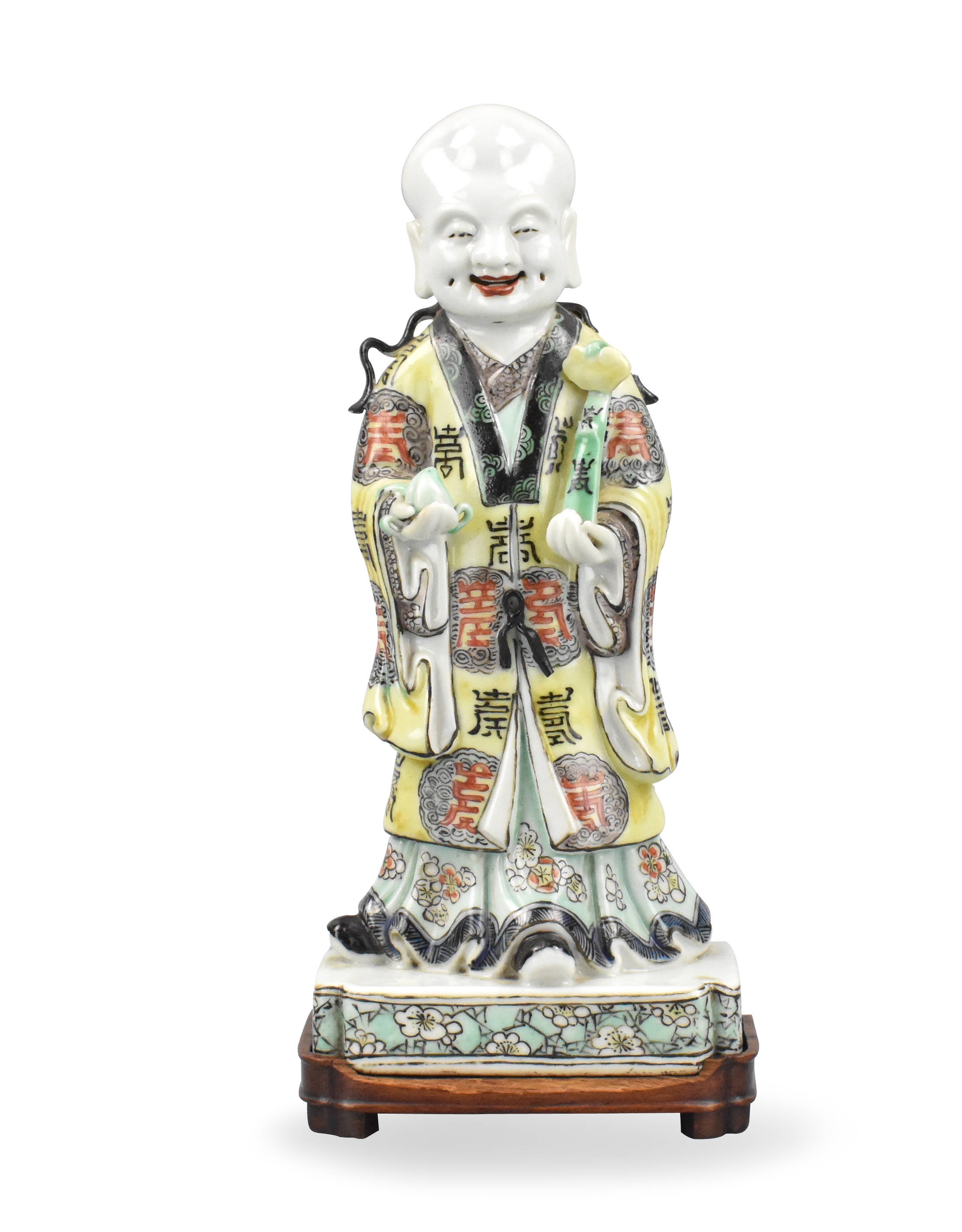 Appraisal: A Chinese famille rose figure of Shou dating from the