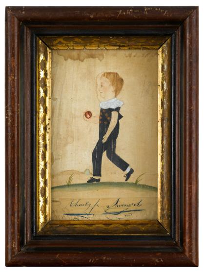 Appraisal: Attributed to Jacob Maentel - portrait of a little boy