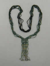 Appraisal: An Italian green tourmaline and gold necklace formed of ten