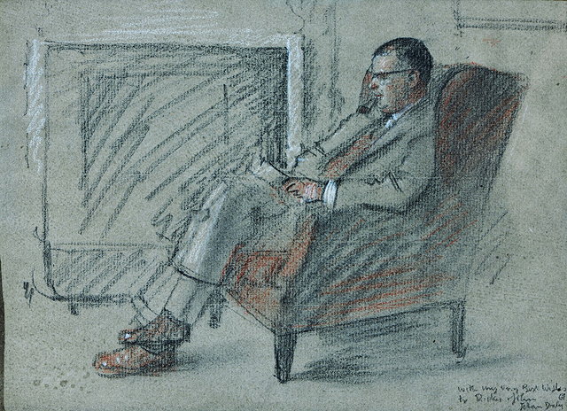 Appraisal: JEHAN DALY - Portrait of Ricky seated in a chair