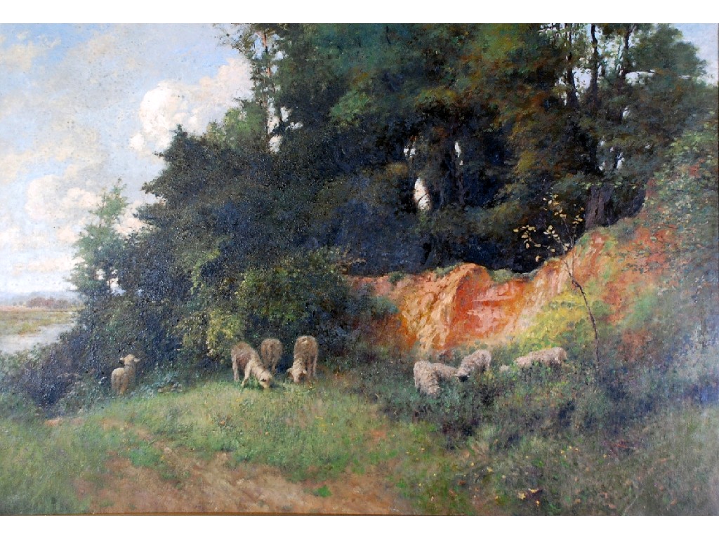 Appraisal: MILLER SMITH R B A fl -c OIL PAINTING ON