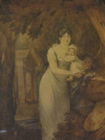 Appraisal: MILFORD Bertram W C of Mother and Baby in Picturesque