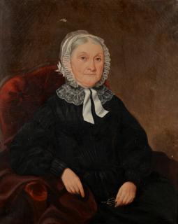 Appraisal: Attr Washington Cooper portrait of Mary A G Owen Attributed