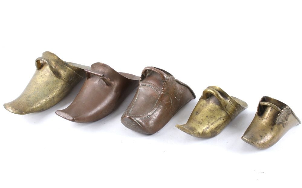 Appraisal: Conquistador Spanish Brass Tapadero Stirrups Featured in this lot is