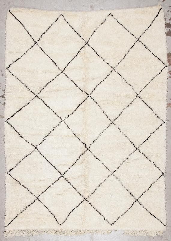 Appraisal: Modern Beni Ourain Rug ' '' x ' '' Modern