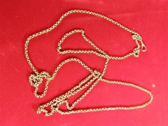 Appraisal: Victorian Gold Muff chain ct grams