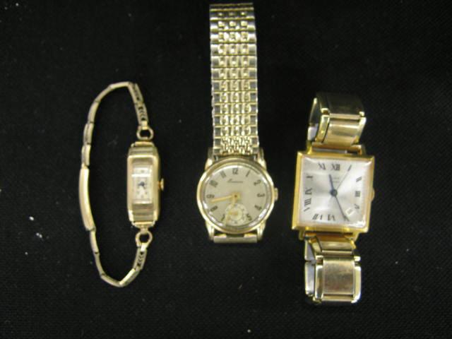 Appraisal: Estate Watch Lot k Man's Emerson jewel and two non-gold