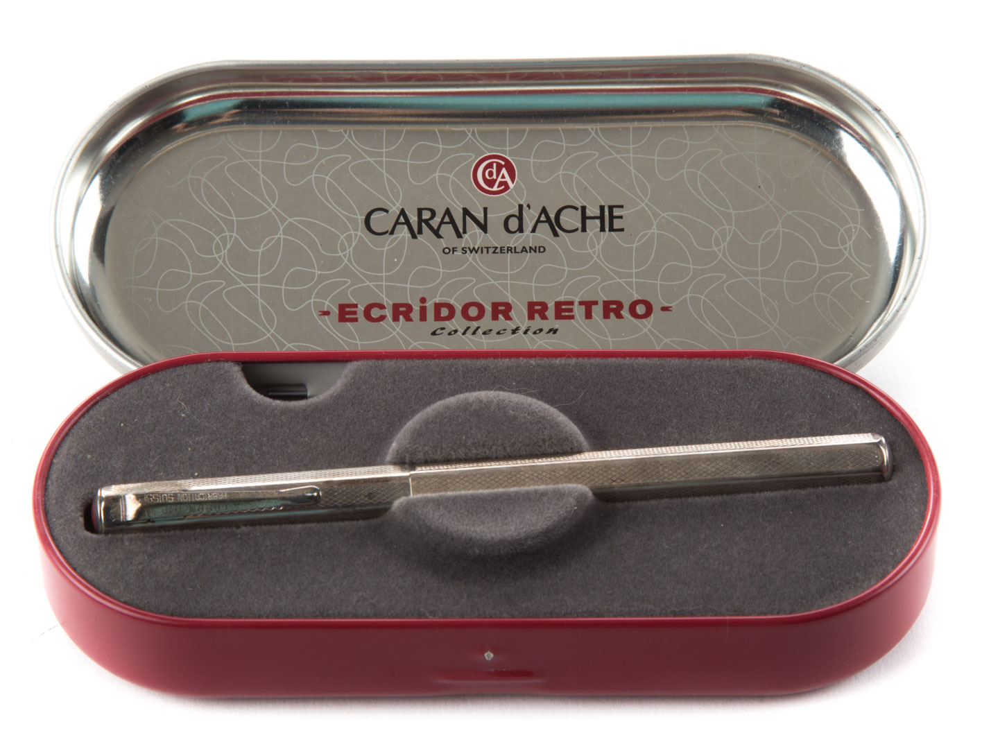 Appraisal: Caran d'Ache fountain pen rhodium pen from Retro series in