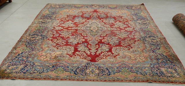 Appraisal: Room size Kerman oriental carpet ' x '