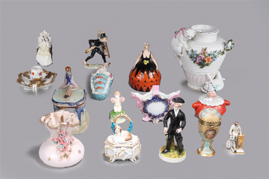 Appraisal: Large group of various European porcelains including French German and