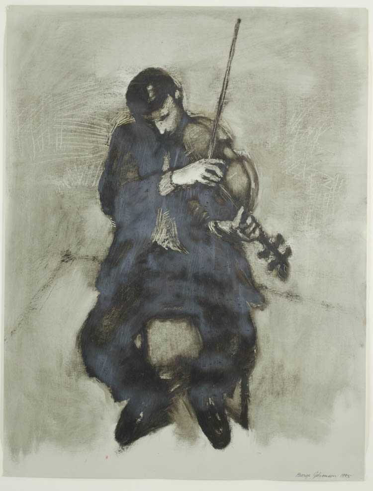 Appraisal: GEORGE JOHANSON OIL ON PAPER Seattle Portland Oregon born Music