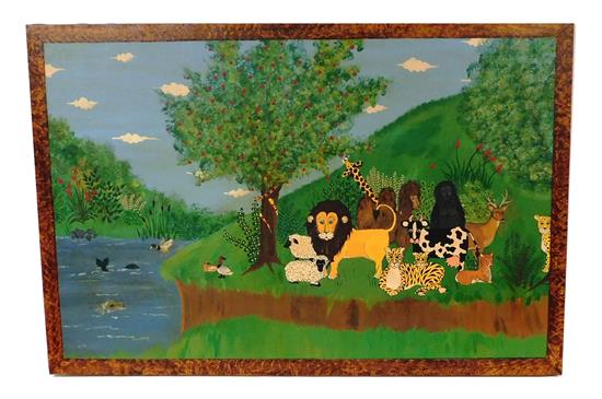 Appraisal: Phyllis Cicora Duffy American b acrylic on canvas signed LR