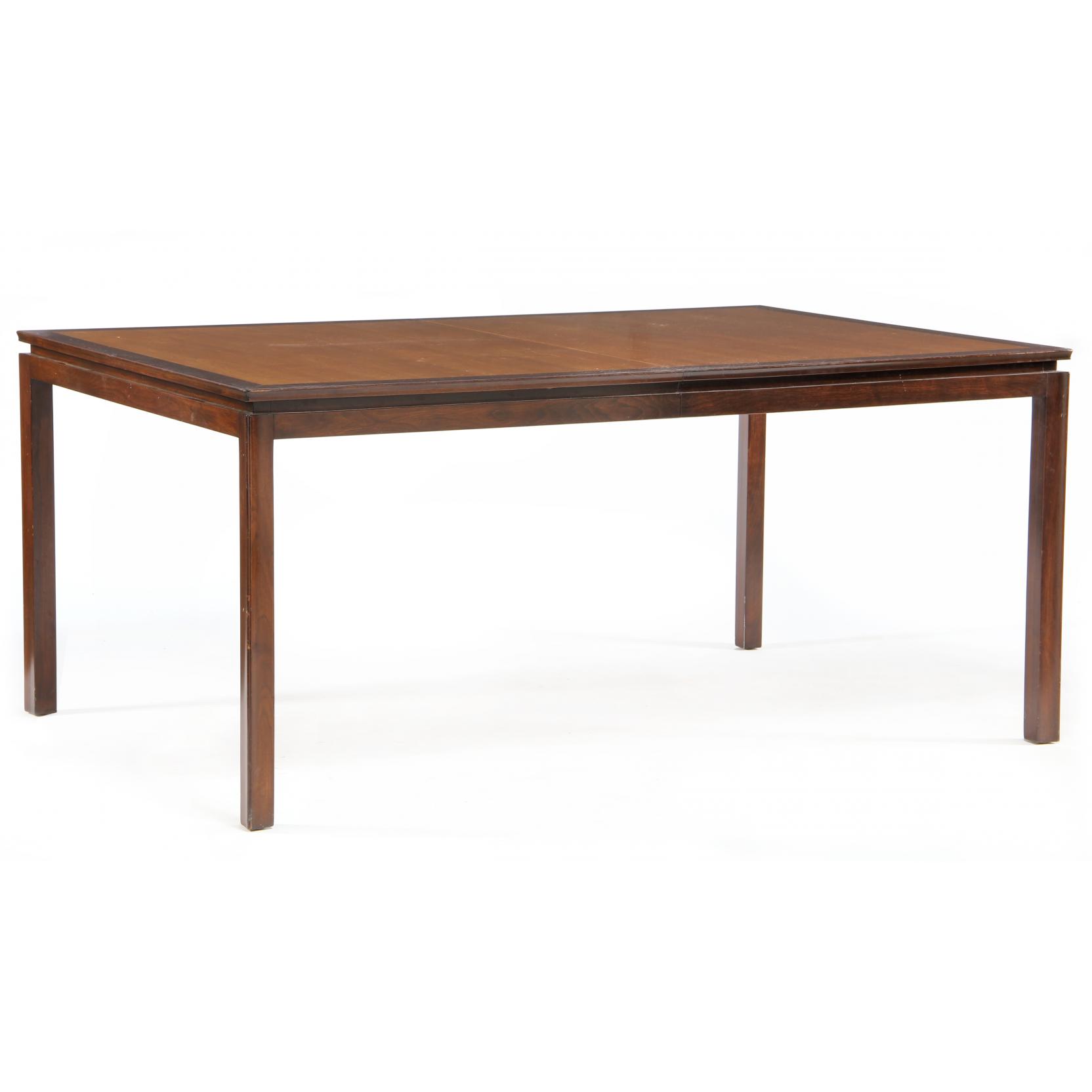 Appraisal: Edward Wormley Am - Dining Table Dunbar s two tone