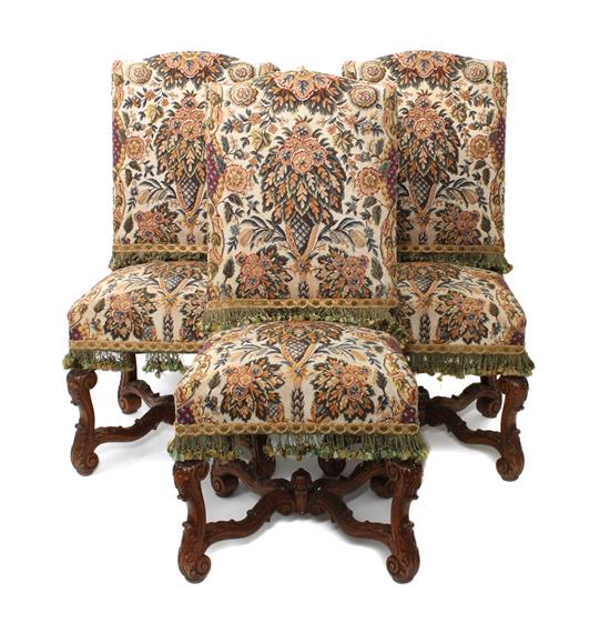 Appraisal: Sale Lot A Set of Six Louis XIV Style Chairs