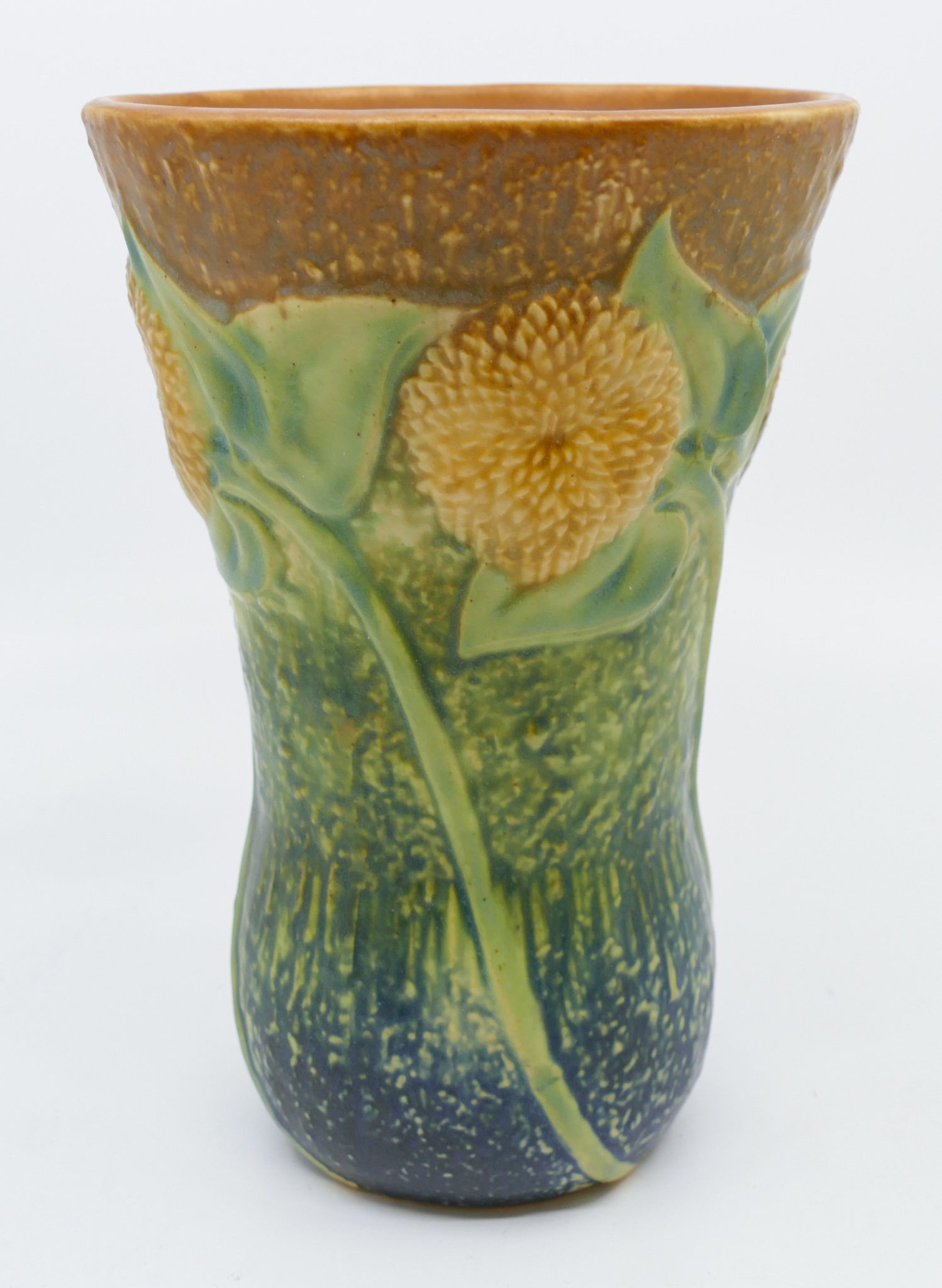 Appraisal: Roseville Sunflower Pottery Vase ''