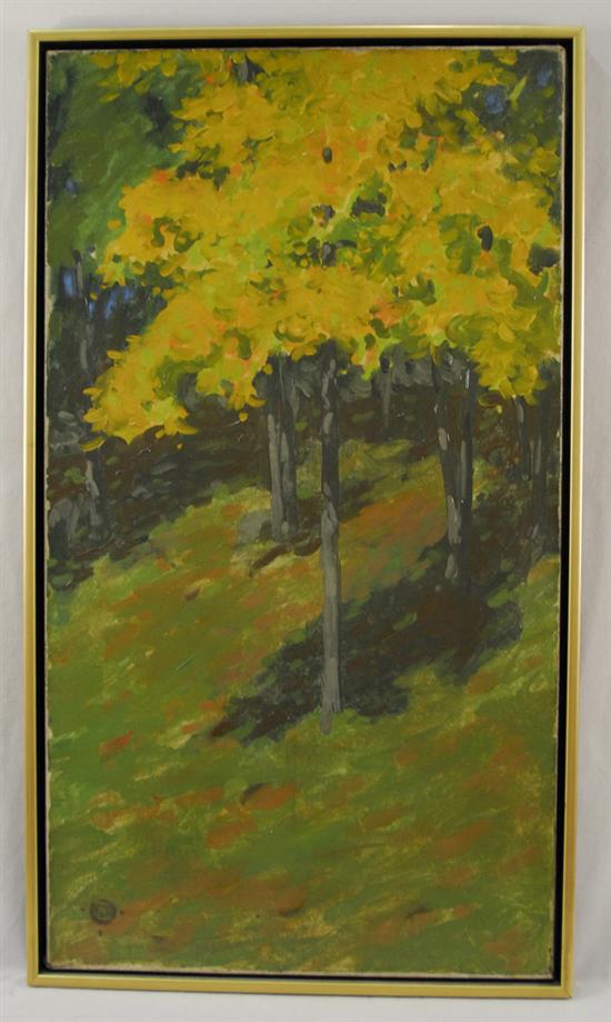 Appraisal: HERMANN DUDLEY MURPHY American - AUTUMN SHADOWS oil on canvas