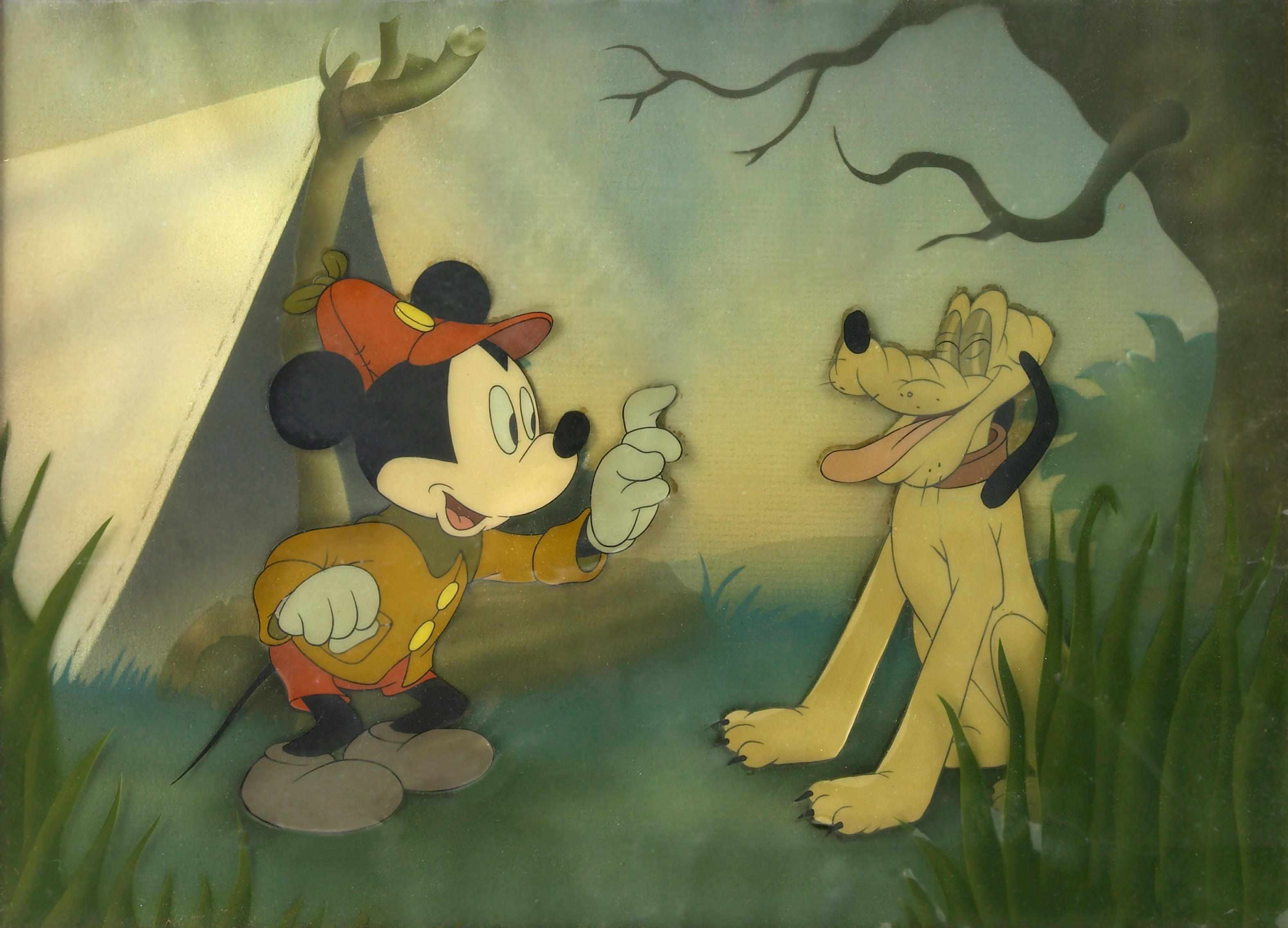 Appraisal: A Walt Disney celluloid from The Pointer gouache on trimmed