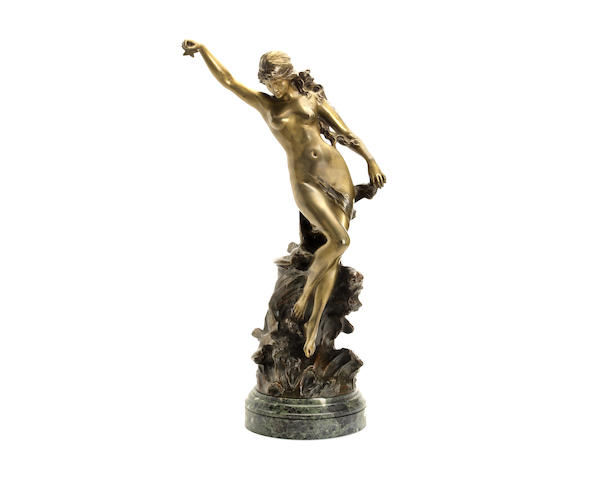 Appraisal: Edouard Drouot France - A bronze figure of 'Etoile de