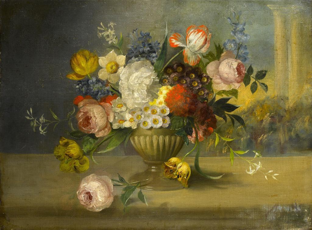 Appraisal: NORTHERN EUROPEAN SCHOOL TH CENTURY STILL LIFE OF FLOWERS IN