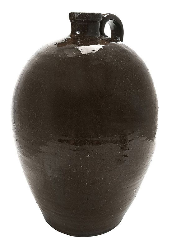 Appraisal: Large Hilton Stoneware Jug early to mid th century Catawba