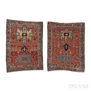 Appraisal: Pair of Karadja Rugs Northwestern Iran c ft in x