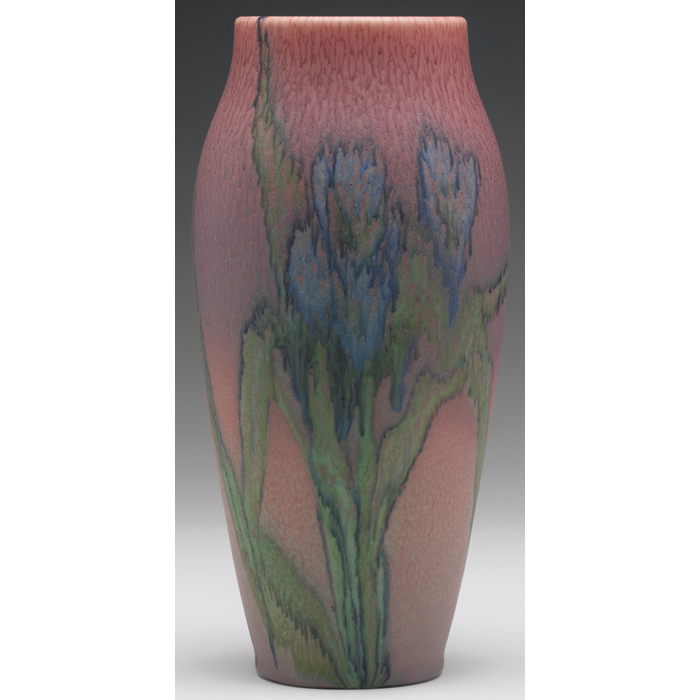 Appraisal: Nice Rookwood vase Decorated Mat glaze with a nicely painted