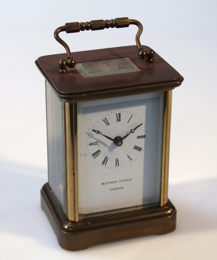 Appraisal: An early thC carriage clock by Matthew Norman London with