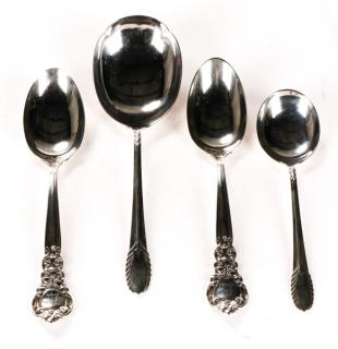 Appraisal: American Sterling Serving Spoons Gorham ISC American th century A