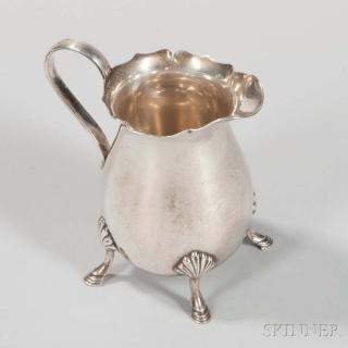 Appraisal: Georg Jensen Pitcher Sterling silver United States Crimped rim raised