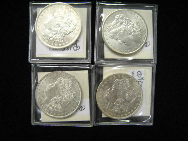 Appraisal: - Morgan Silver Dollars uncirculated