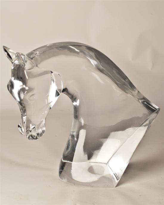 Appraisal: Lalique Tete de Cheval Horse Head high