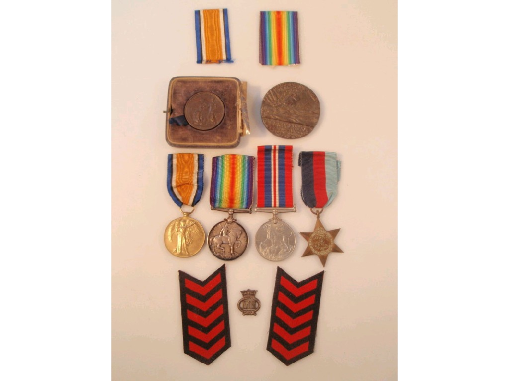 Appraisal: A WWI medal pair for D A E Grunnill D