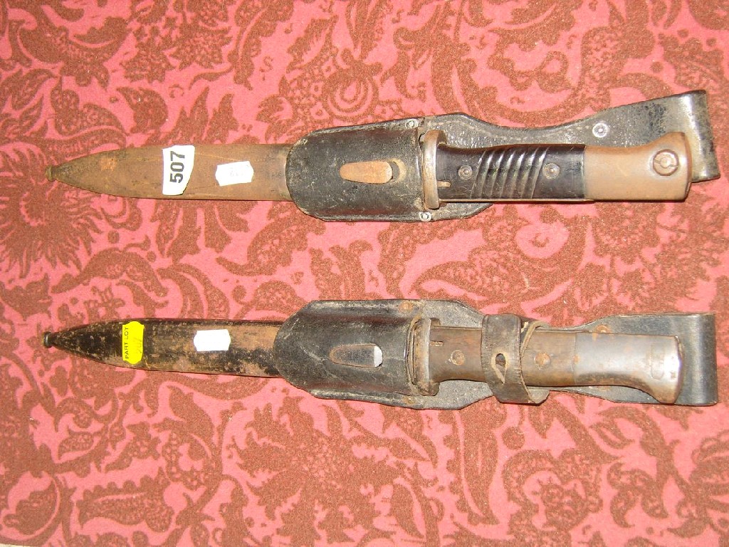 Appraisal: A model German knife bayonet rd Reich and a further