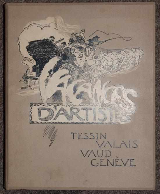 Appraisal: Art Nouveau Book Design Switzerland Daniel Baud-Bovy ''Vacances D'Artistes ''