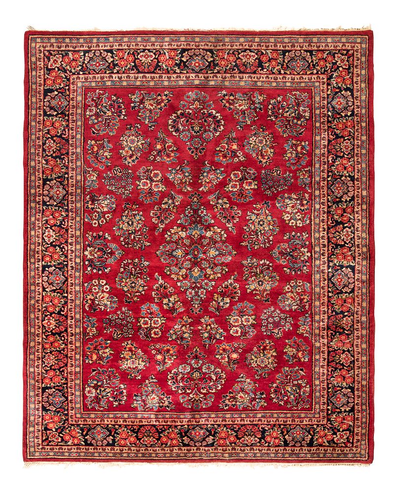 Appraisal: A Sarouk Wool Rug A Sarouk Wool Rug Circa feet