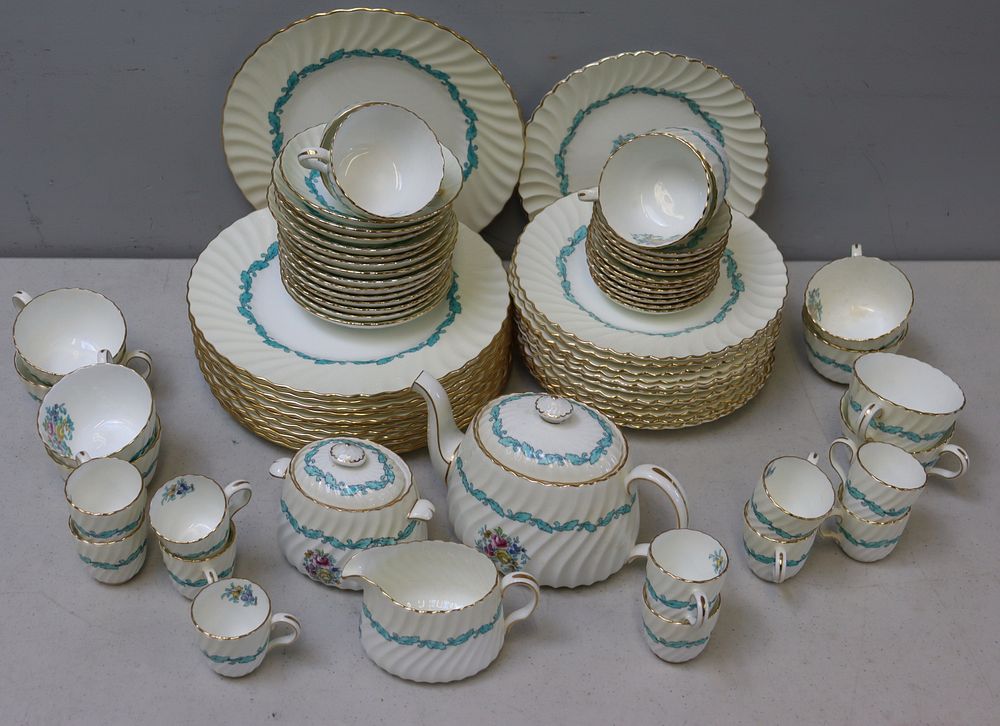 Appraisal: MINTON Signed Partial Porcelain Service To include Plates Plates -