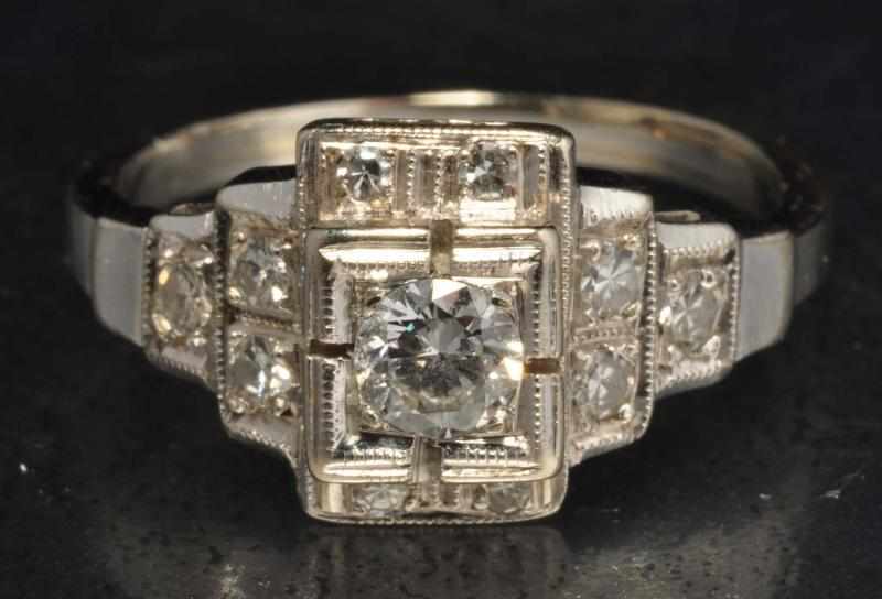 Appraisal: K W Gold Diamond Ring Description Diamonds ctw Condition Excellent