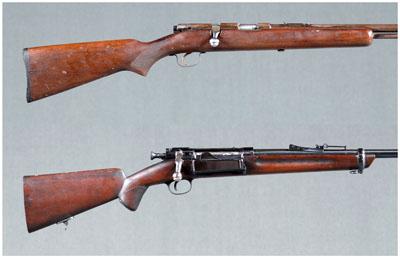 Appraisal: Two rifles U S Springfield Mdl bolt action Krag -