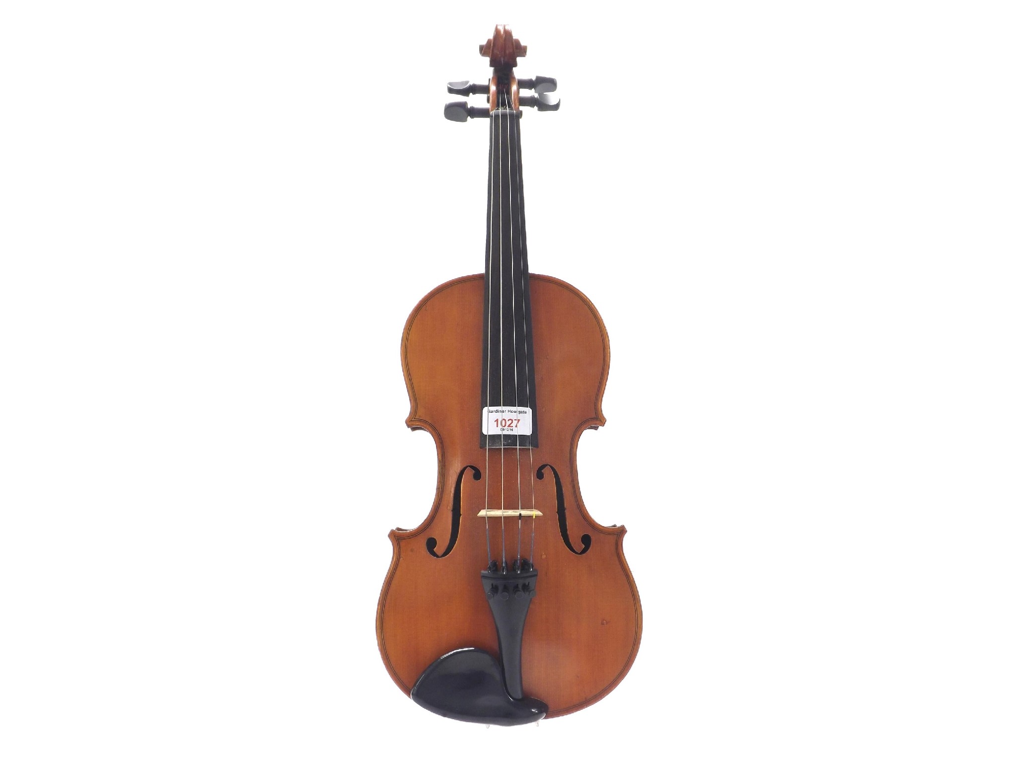 Appraisal: Contemporary violin labelled Gaudu Luthier cm