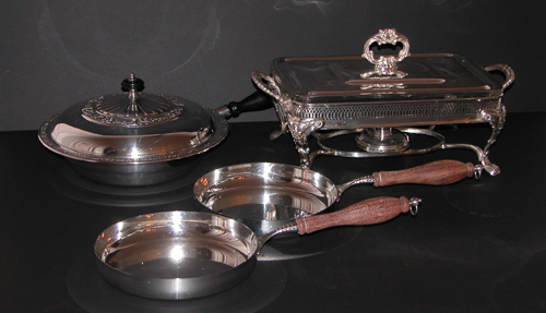 Appraisal: Assorted Silver Plate including Chafing Dishes and Chafing Pans th