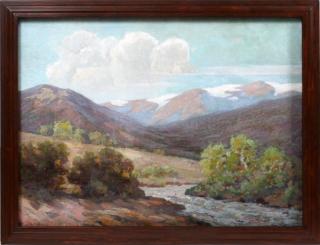 Appraisal: ROYAL HILL MILLESON OIL ON CANVAS ROYAL HILL MILLESON USA