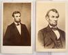 Appraisal: CDV'S ABRAHAM LINCOLN - Rare Silsbee Case Co bust portrait