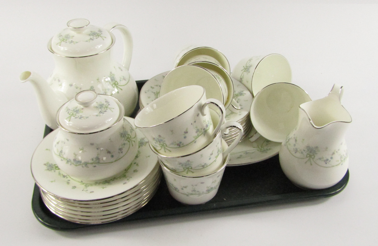 Appraisal: A Royal Doulton porcelain part tea service decorated in the