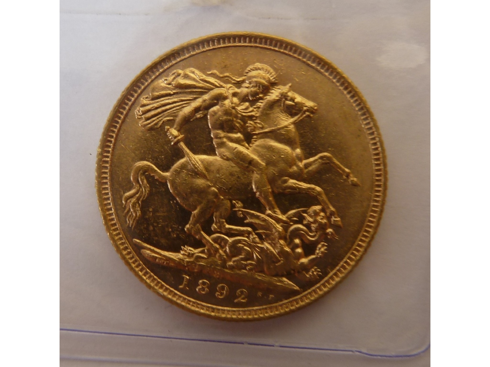 Appraisal: A QUEEN VICTORIA GOLD SOVEREIGN uncirculated