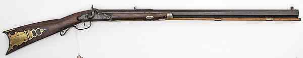 Appraisal: Half-Stock Percussion Conversion Rifle cal octagonal barrel with patent breech