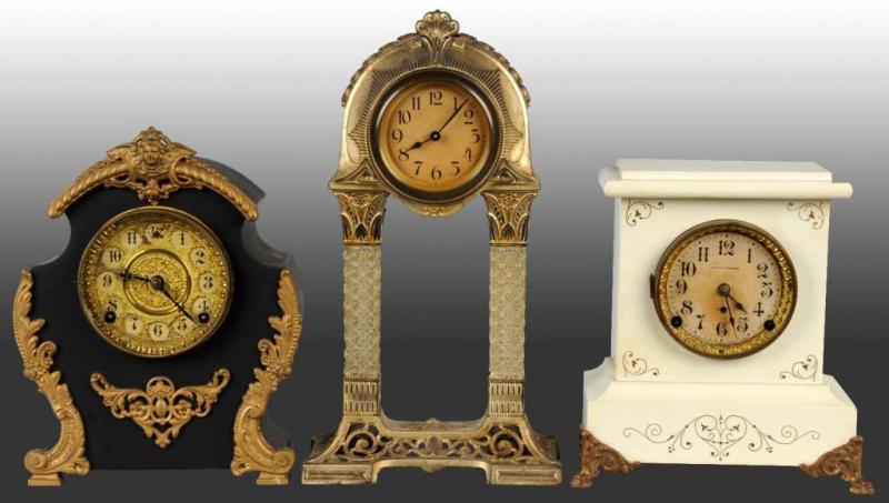 Appraisal: Lot of Mantle Clocks Description Includes one Seth Thomas time