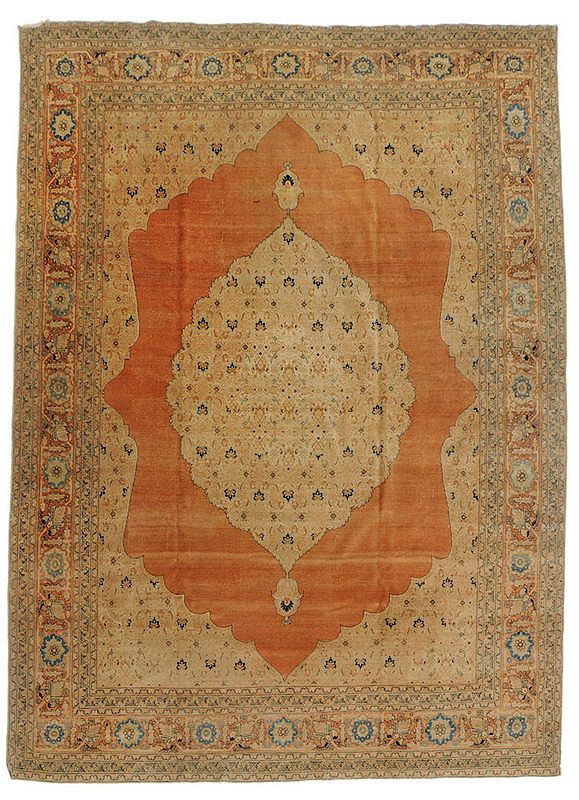 Appraisal: Fine Mission Malayer Carpet early mid th century medallion and