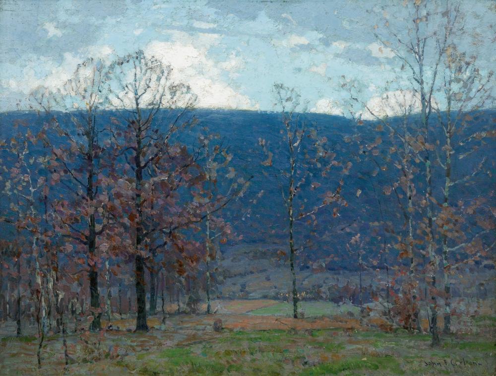 Appraisal: JOHN FABIAN CARLSON American - November oil on canvas signed